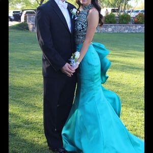 Prom dress by Rachel Allen 7594.